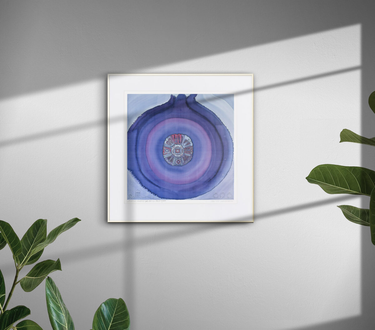 Mari-Liis Laanemaa - Mustika mandala - seinal