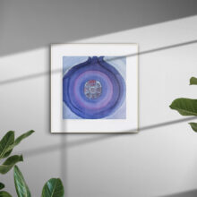 Mari-Liis Laanemaa - Mustika mandala - seinal